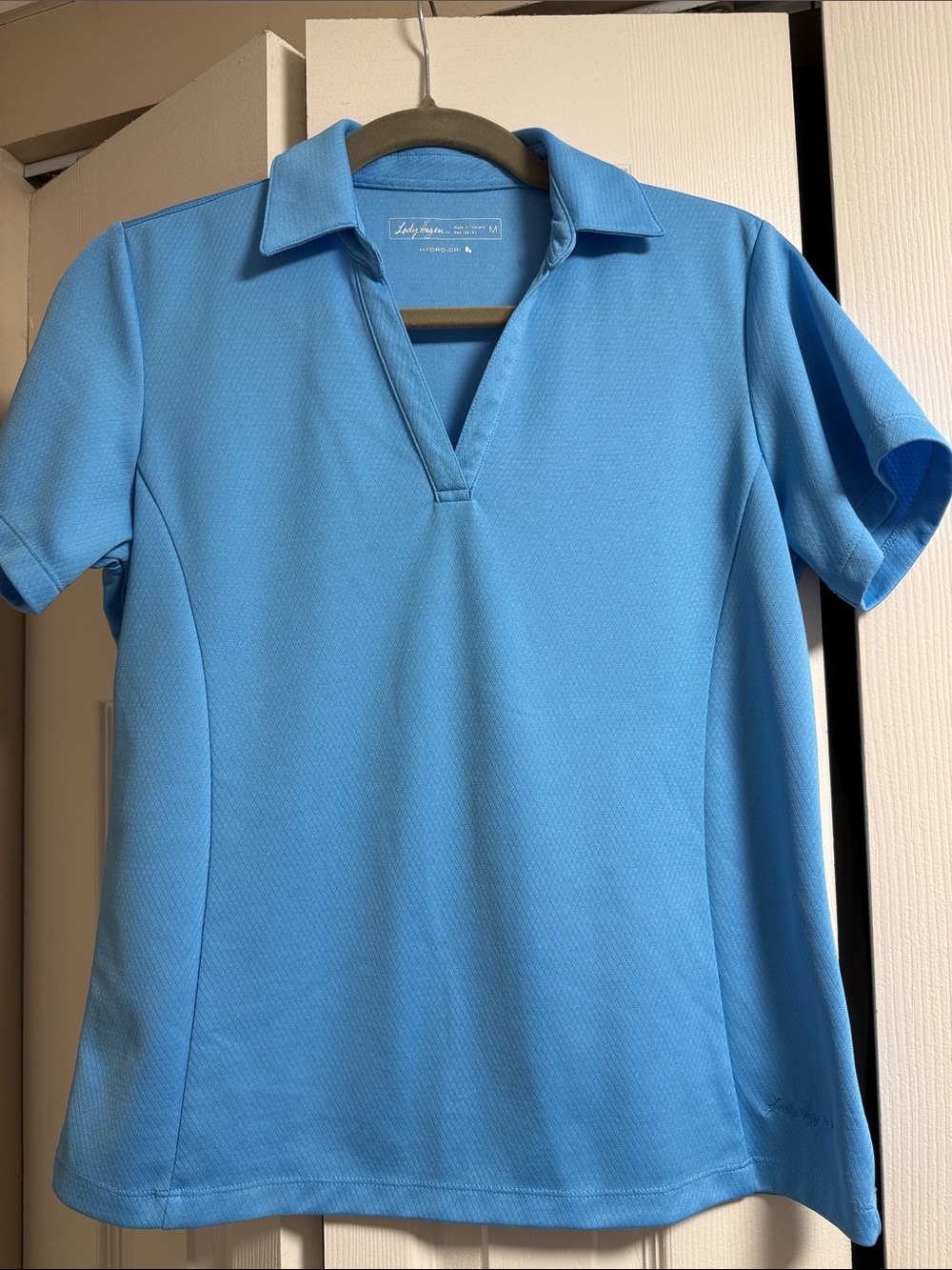 Lady Hagen Sky Blue Short Sleeve Golf Polo